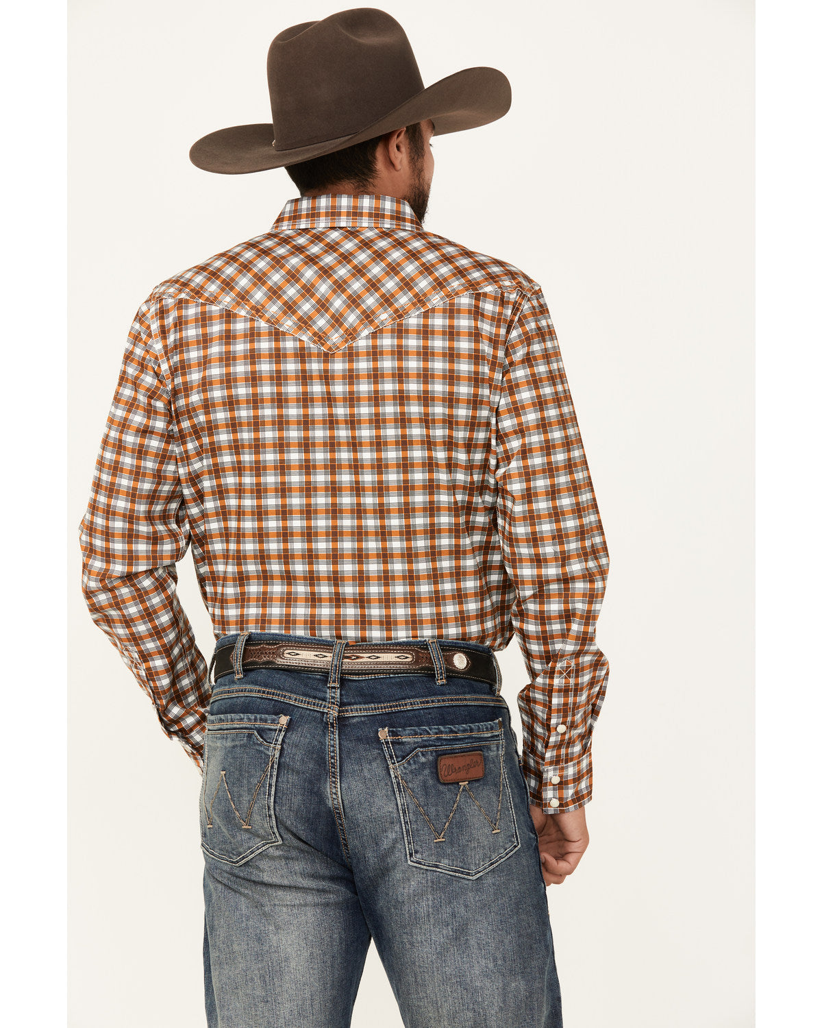 Cody James Men's Reverent Plaid Print Long Sleeve Snap Western Shirt