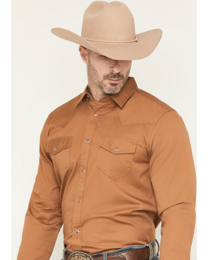 Cody James Men's Treadstone Solid Long Sleeve Snap Western Shirt