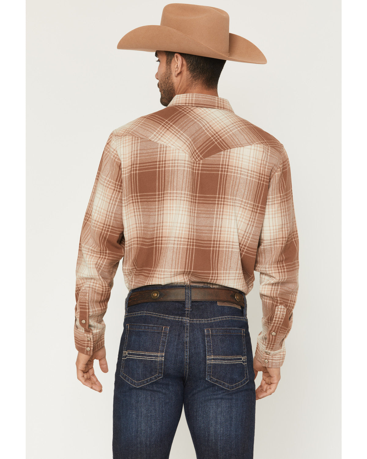 Cody James Men's Smoke Mountain Plaid Print Long Sleeve Snap Flannel S