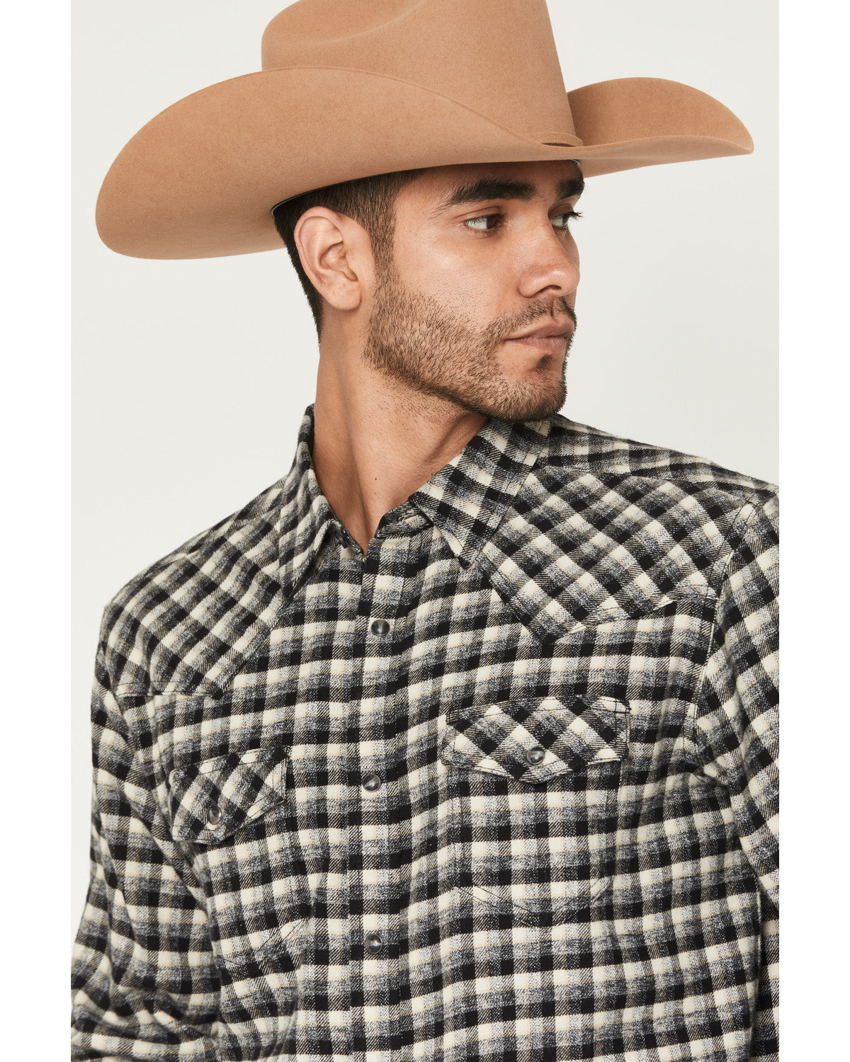 Cody James Men's Ozark Highlands Plaid Print Long Sleeve Snap Flannel