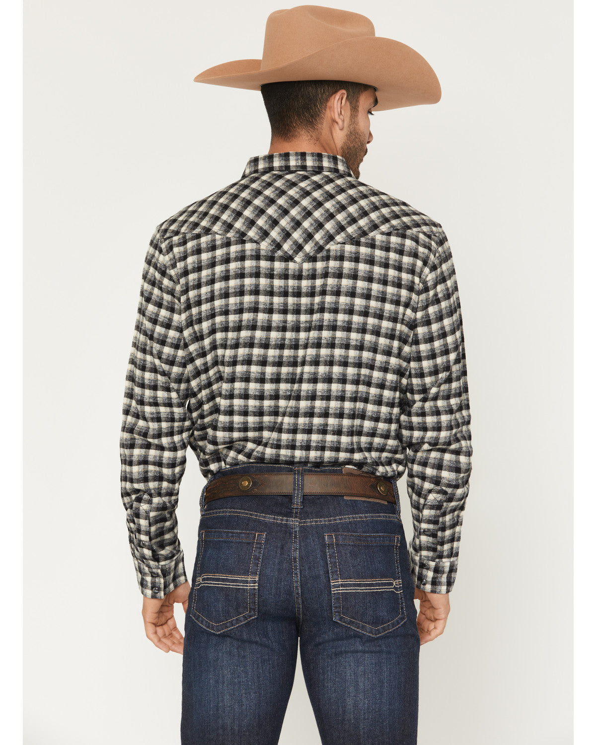 Cody James Men's Ozark Highlands Plaid Print Long Sleeve Snap Flannel