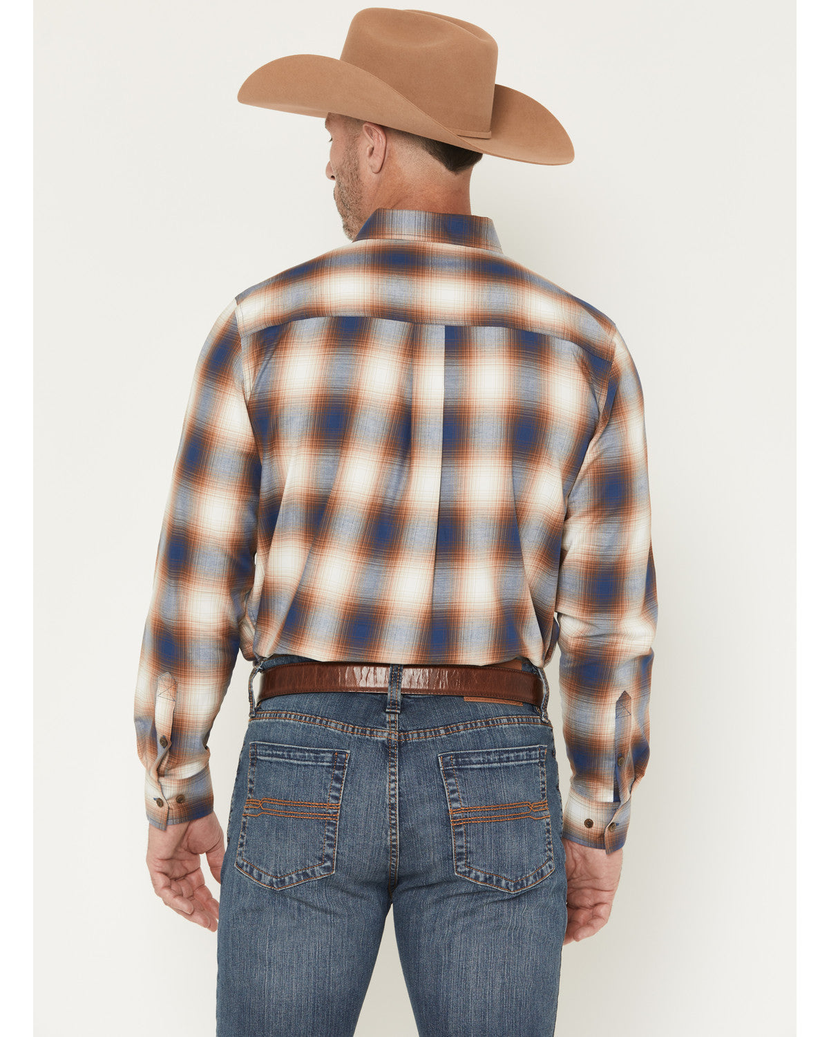 Cody James Men's Warner Plaid Print Long Sleeve Button-Down Stretch We