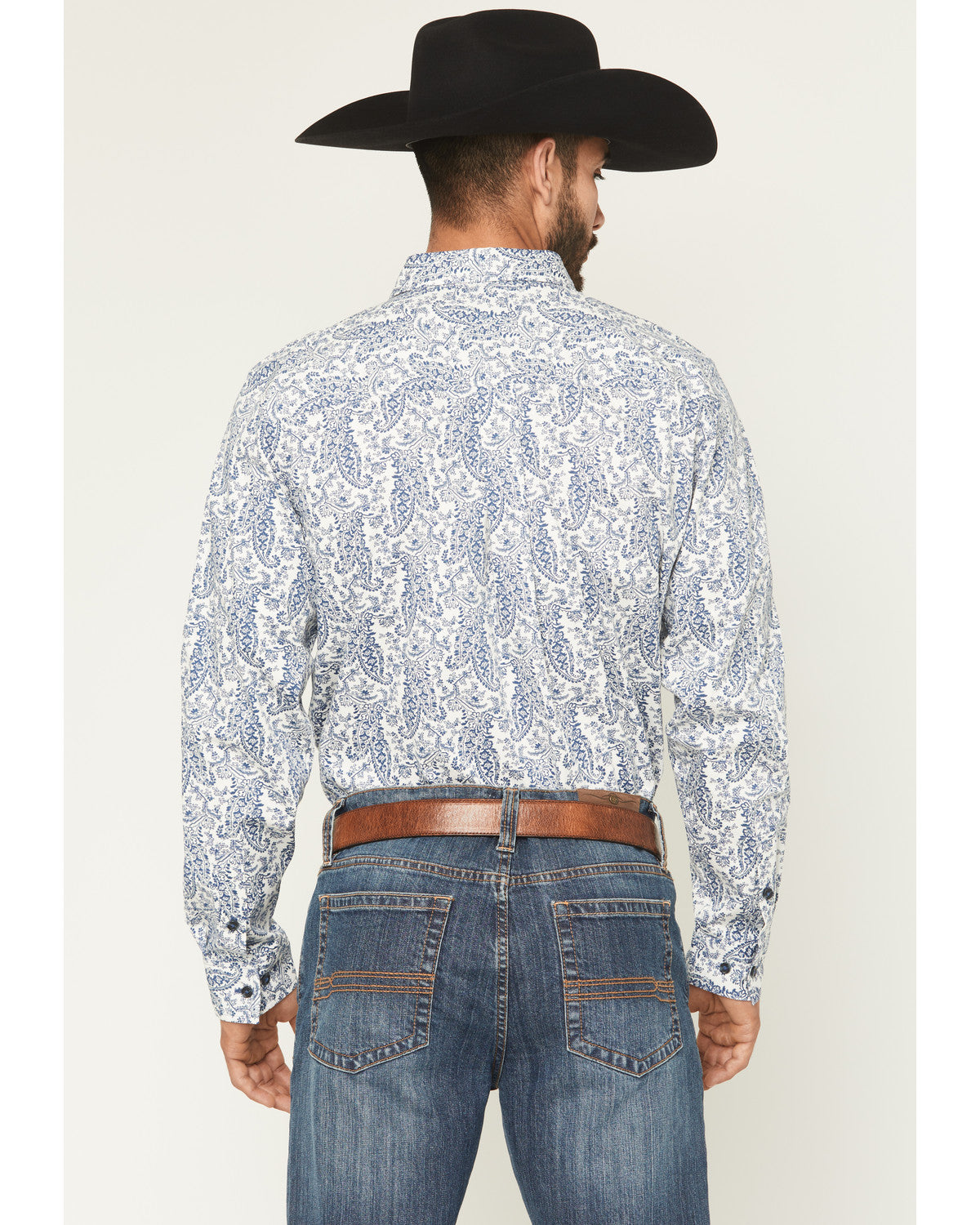Cody James Men's Dagget 2.0 Paisley Print Long Sleeve Button-Down Stre