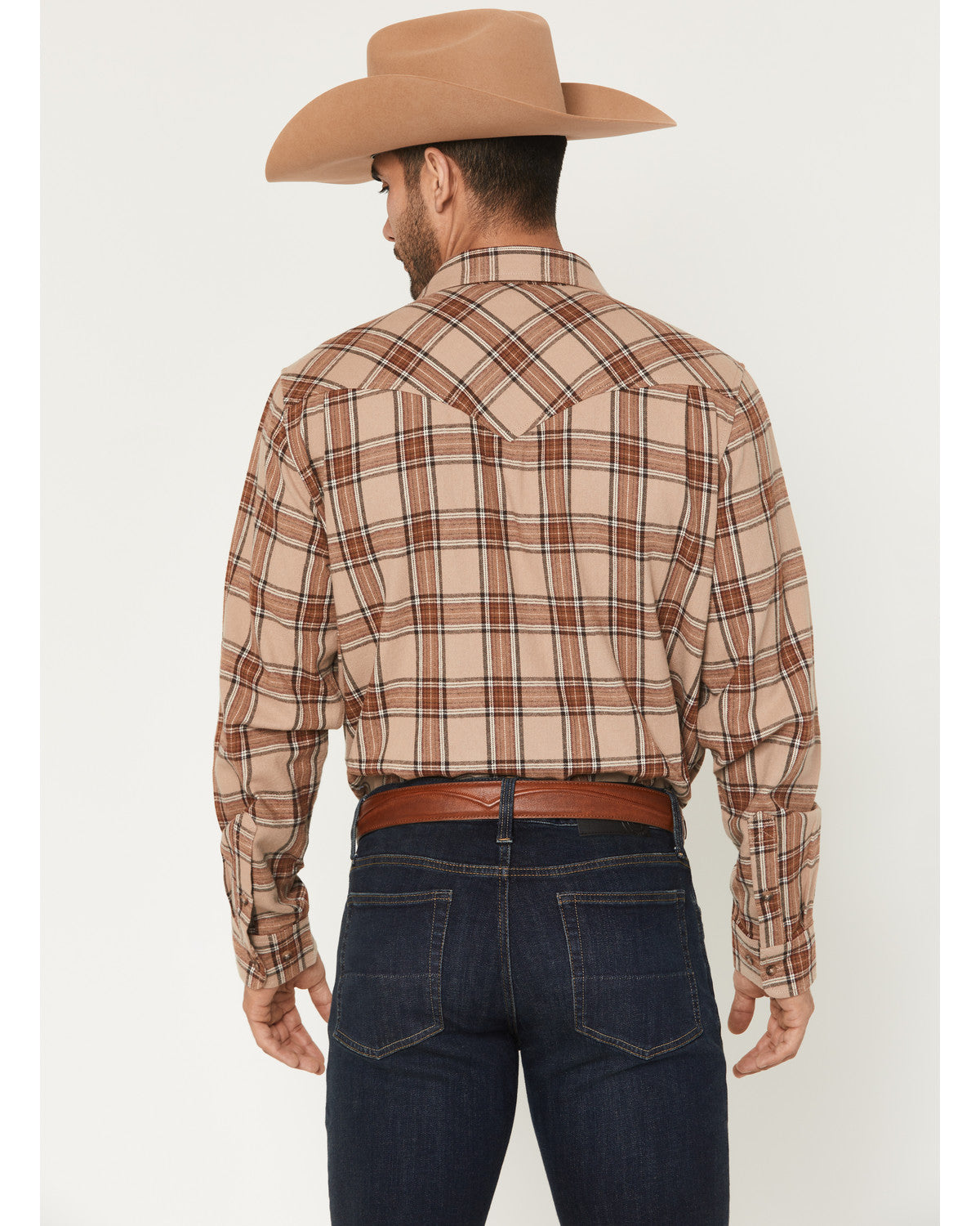 Cody James Black 1978® Men's Brenden Plaid Print Long Sleeve Button-Do
