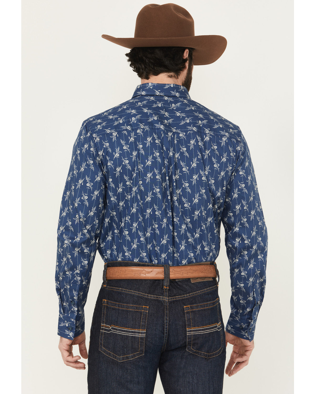 Cody James Men's Gila Grove Floral Striped Long Sleeve Button-Down Str