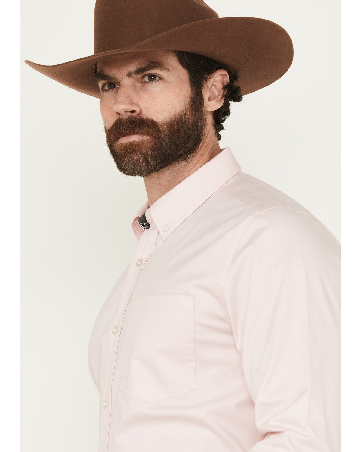 Cody James Men's Basic Twill Long Sleeve Button-Down Performance Weste