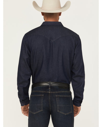 Cody James Black 1978® Men's Mamba Dark Wash Denim Long Sleeve Button-