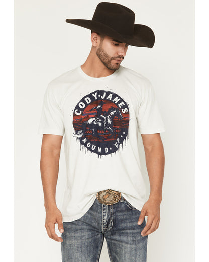 Cody James Men's Round Up Short Sleeve Graphic T-Shirt
