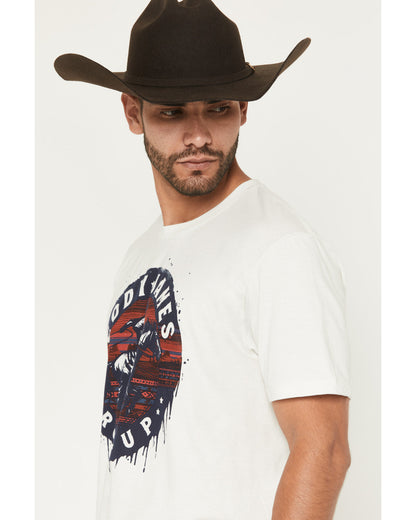 Cody James Men's Round Up Short Sleeve Graphic T-Shirt