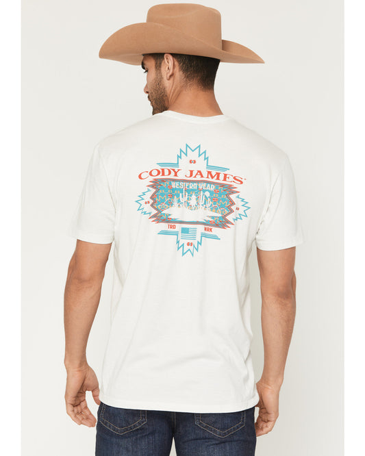 Cody James Men's Southwestern Sunset Short Sleeve Graphic T-Shirt