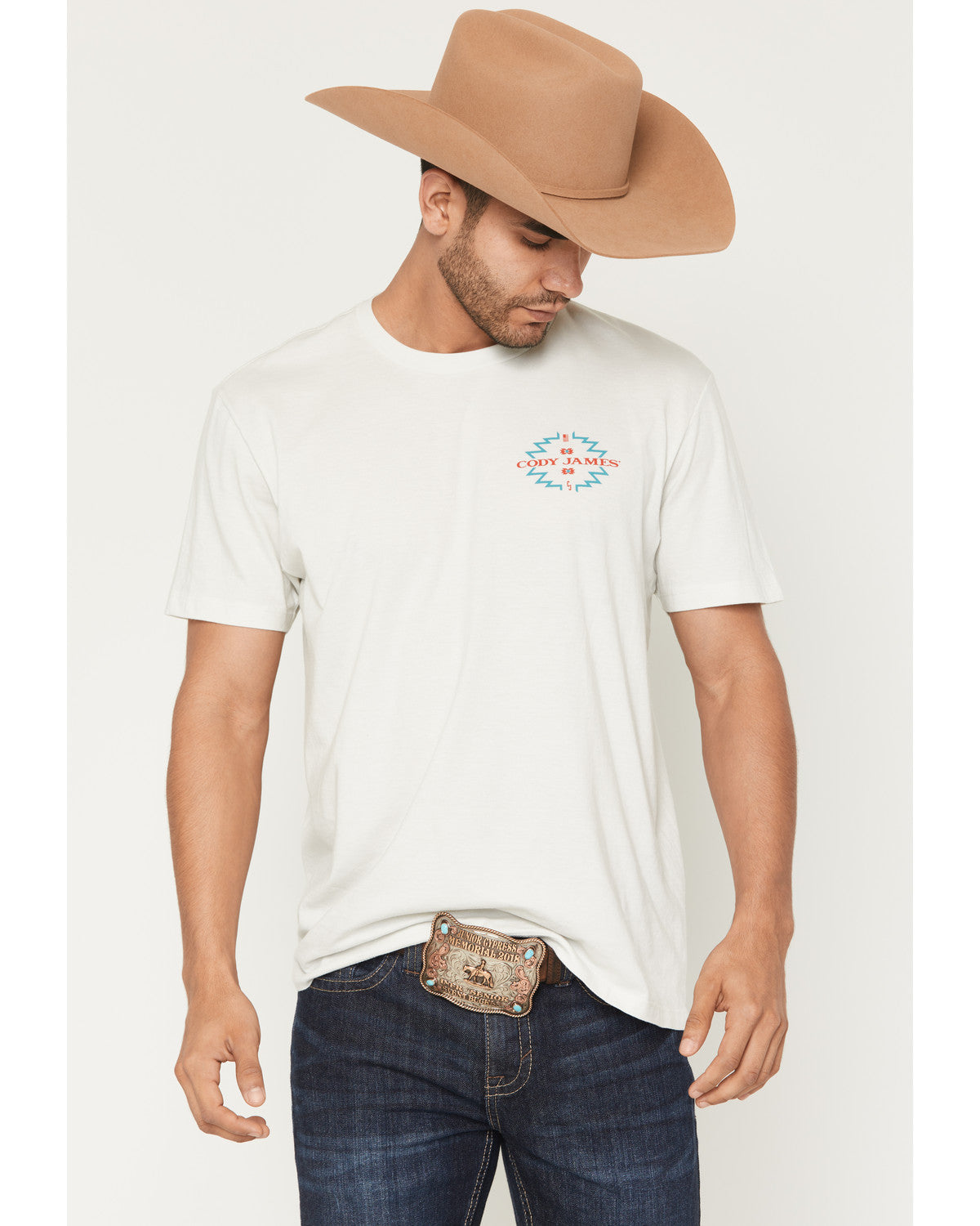 Cody James Men's Southwestern Sunset Short Sleeve Graphic T-Shirt