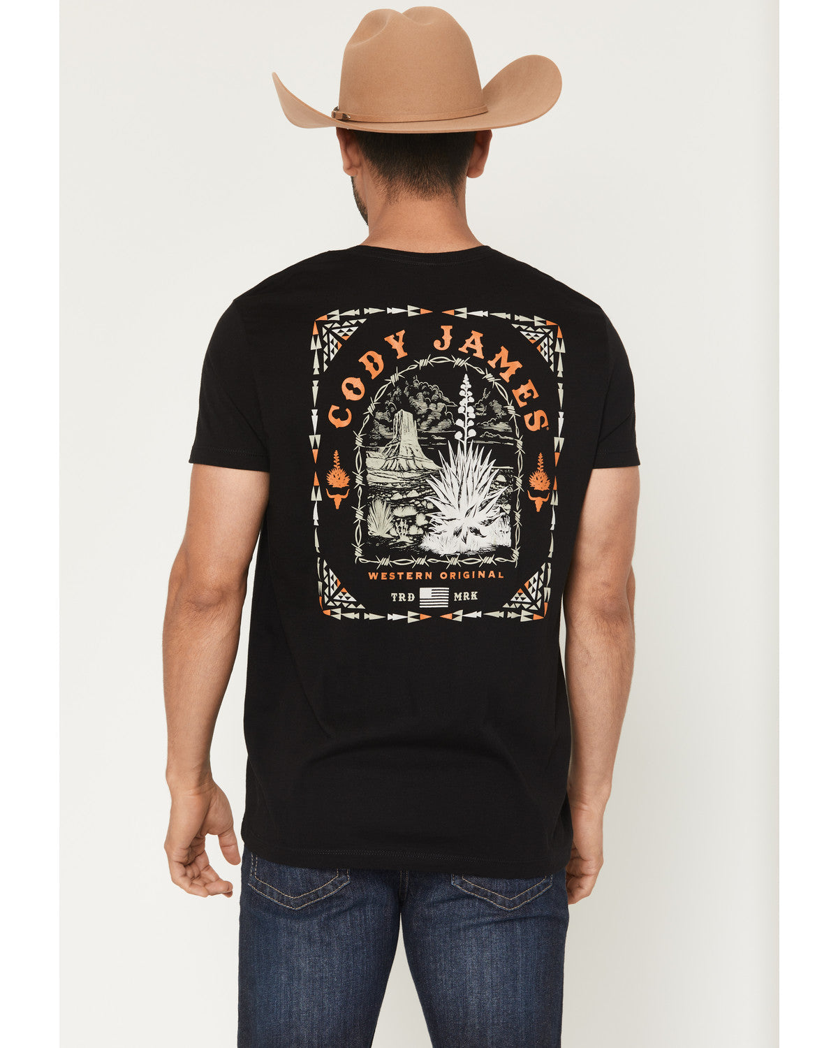 Cody James Men's Agave Desert Short Sleeve Graphic T-Shirt