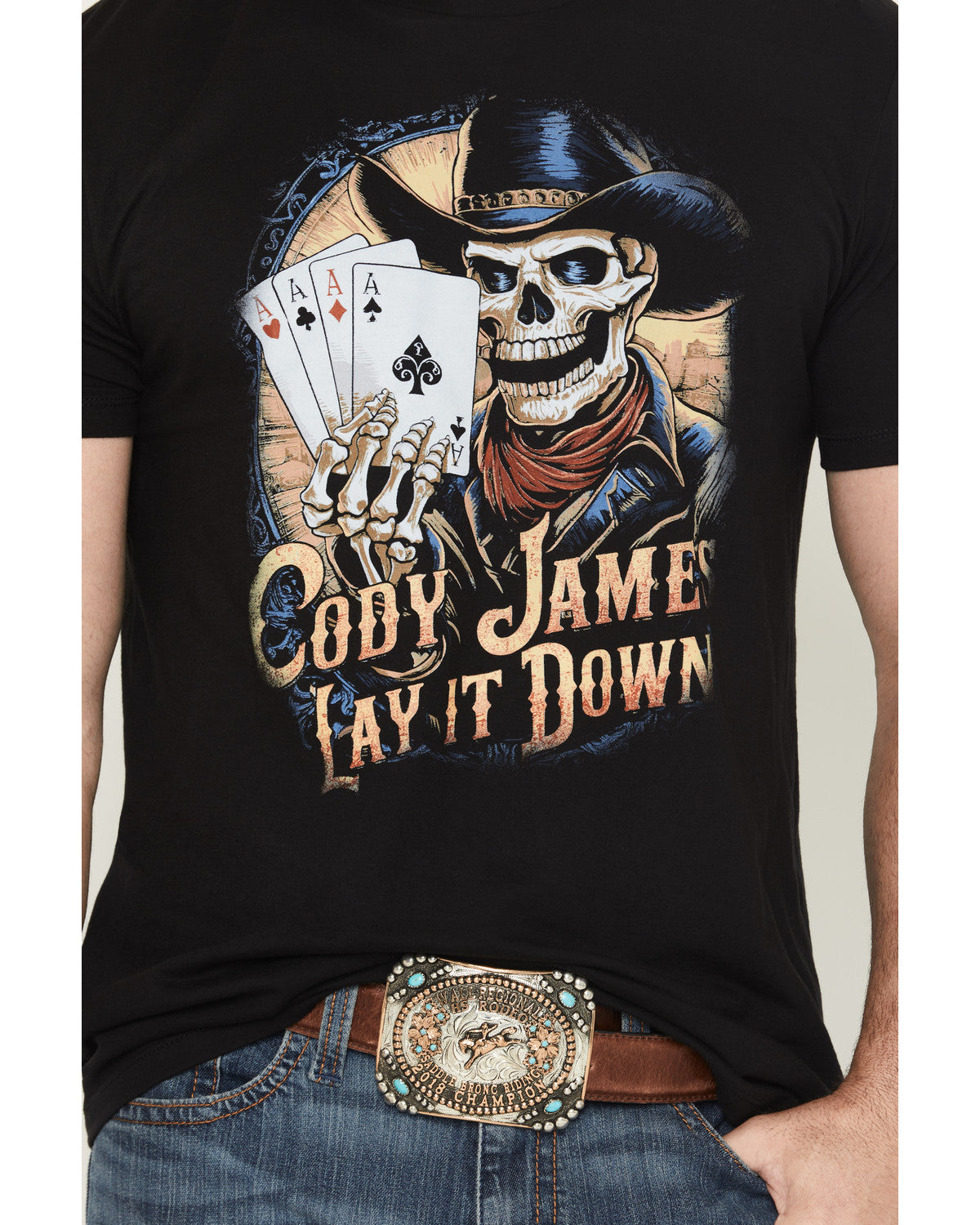 Cody James Men's Lay It Down Short Sleeve Graphic T-Shirt