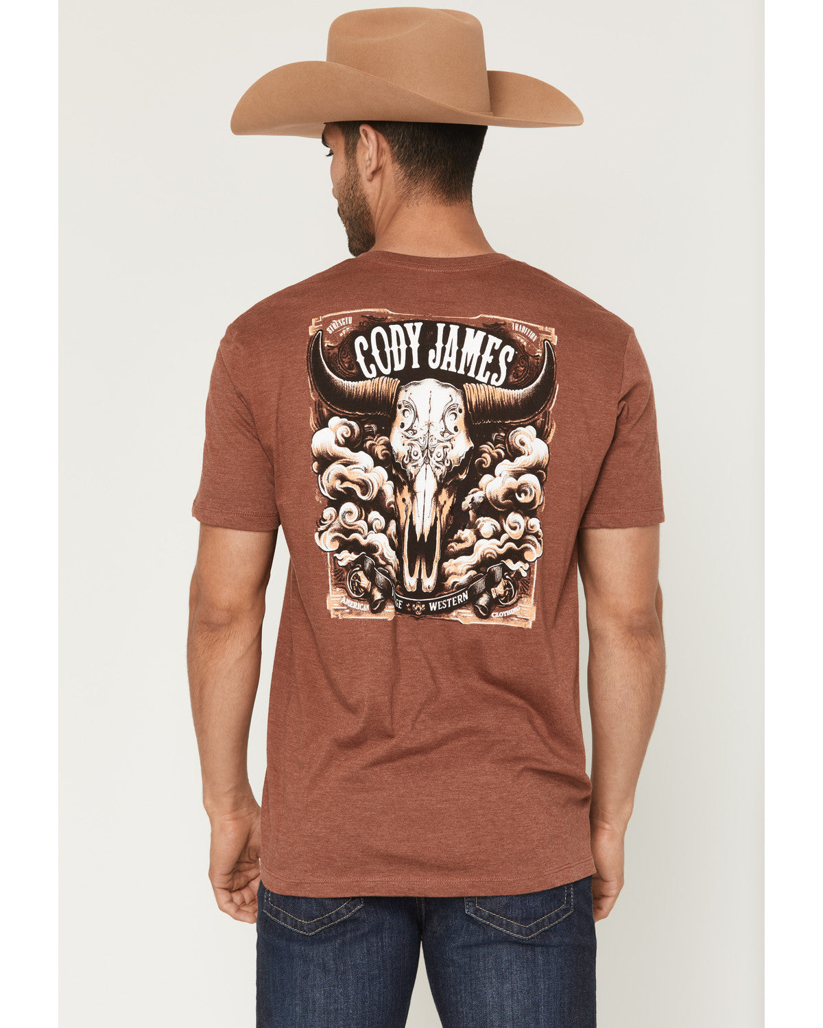 Cody James Men's Steerhead Short Sleeve Graphic T-Shirt