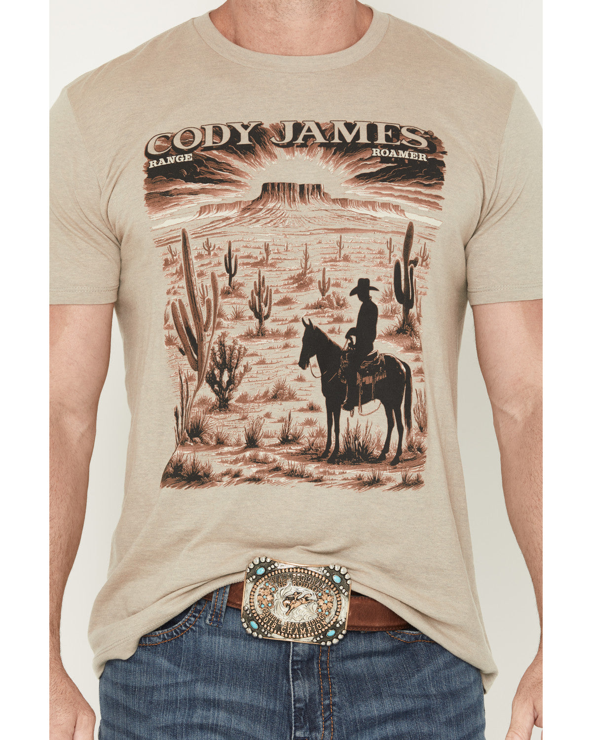 Cody James Men's Range Rider Short Sleeve Graphic T-Shirt