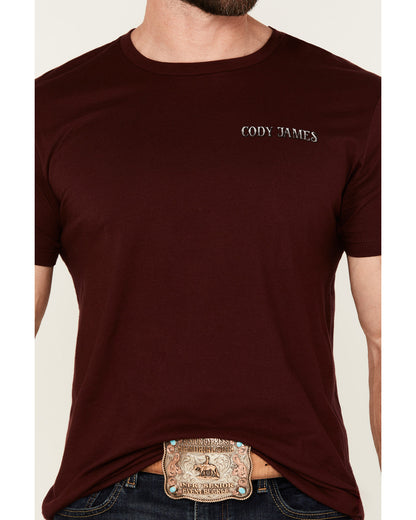 Cody James Men's Wanted Paper Short Sleeve Graphic T-Shirt