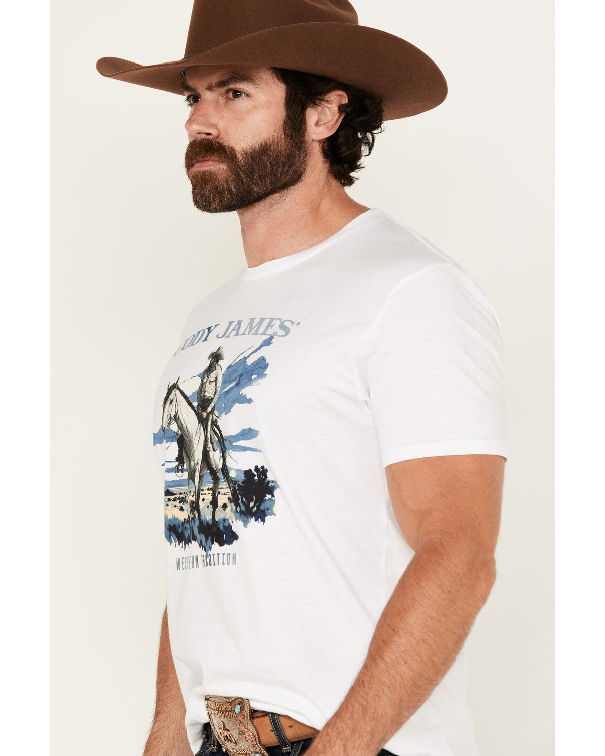 Cody James Men's Western Tradition Cowboy Short Sleeve Graphic T-Shirt