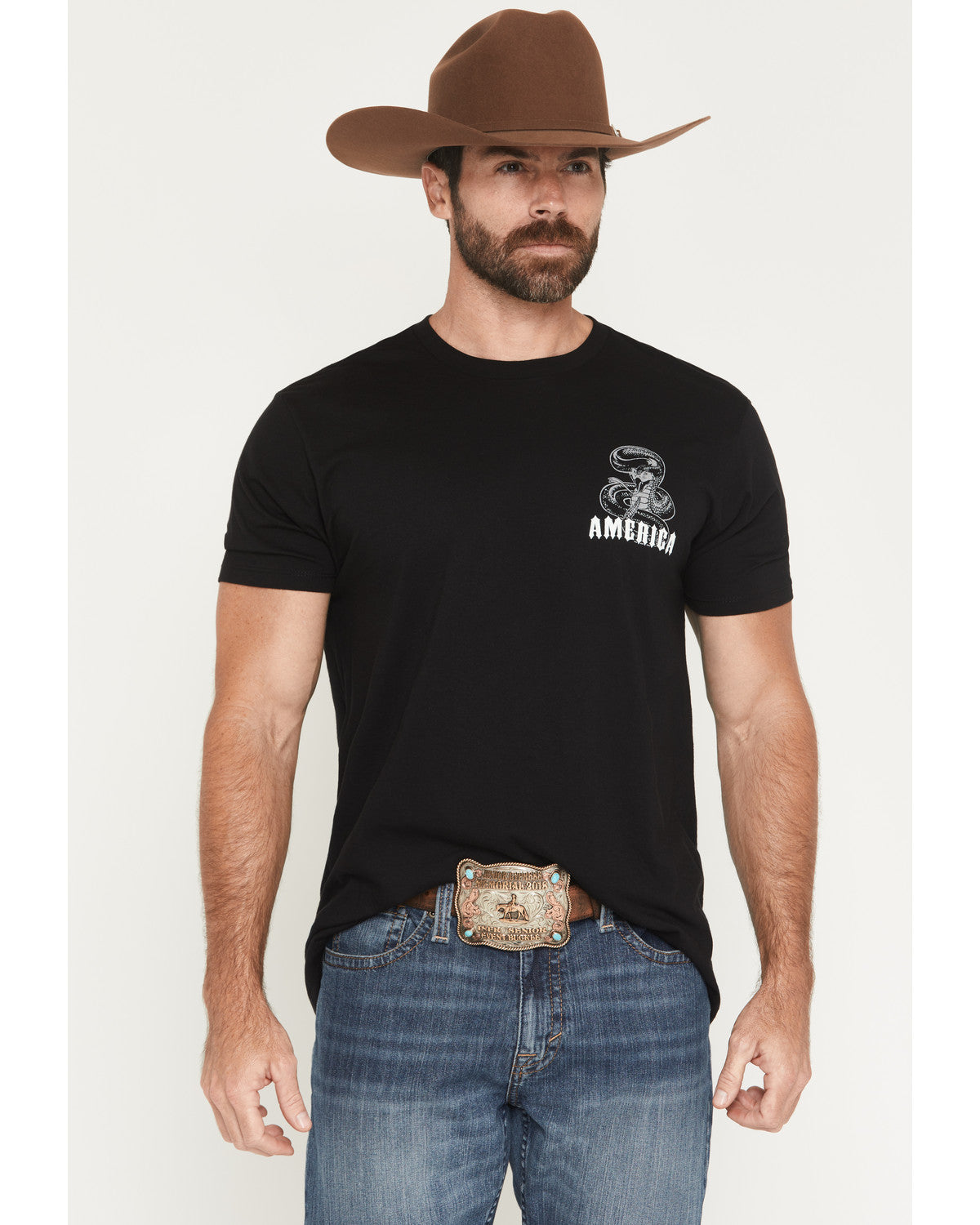 Cody James Men's Don't Tread On Me Short Sleeve Graphic T-Shirt