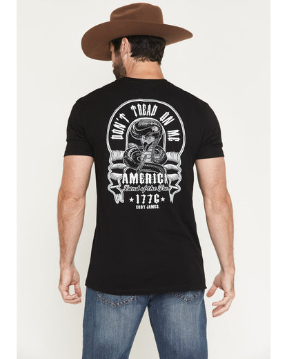Cody James Men's Don't Tread On Me Short Sleeve Graphic T-Shirt
