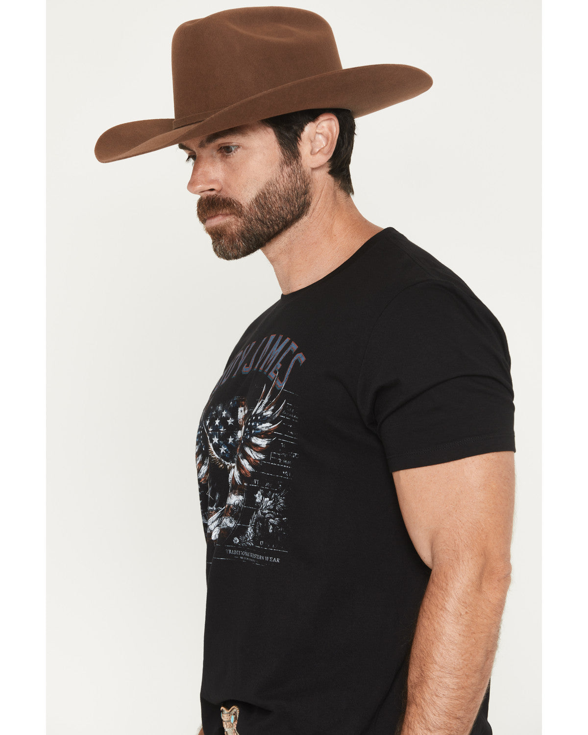 Cody James Men's Eagle Patriotic Short Sleeve Graphic T-Shirt