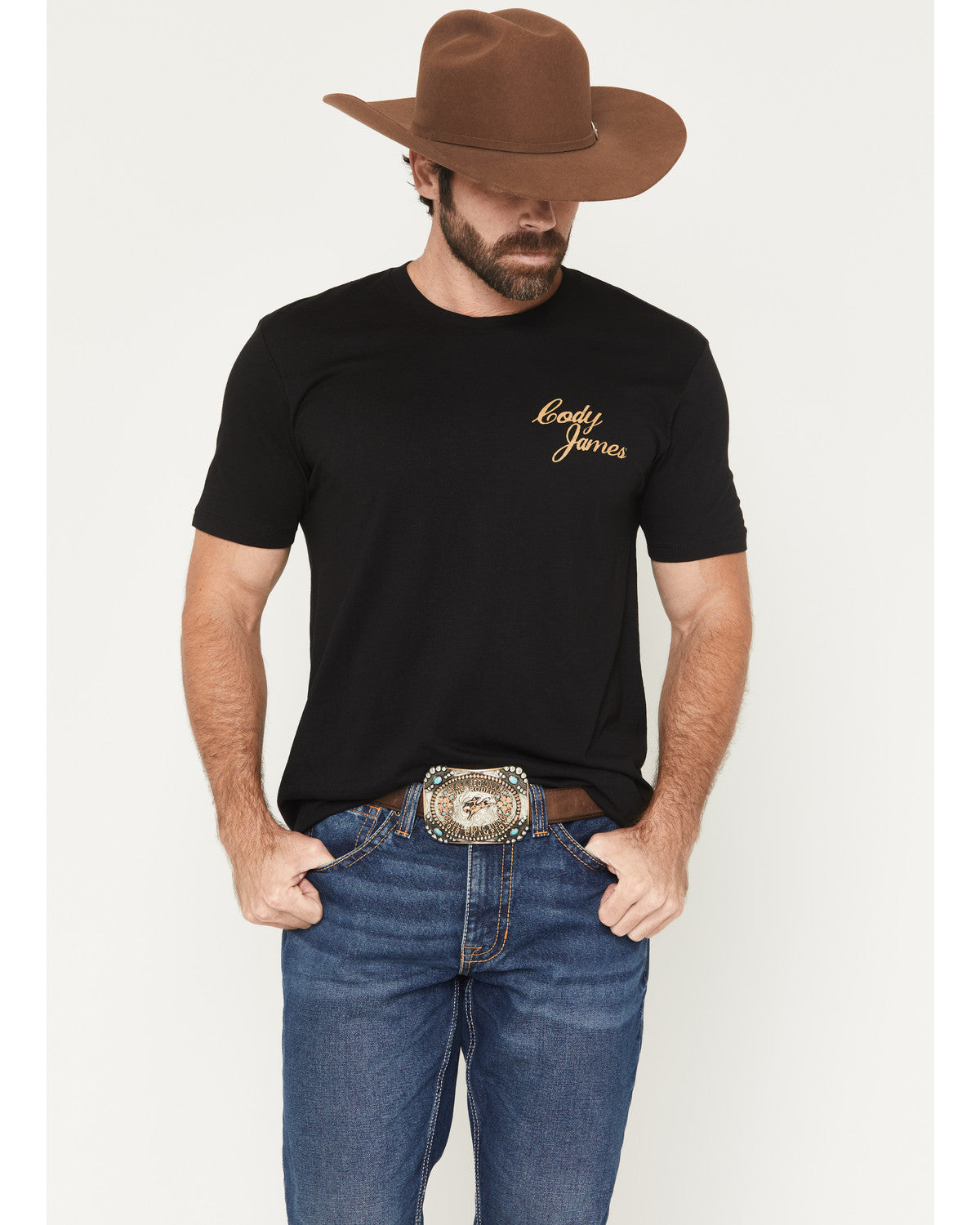 Cody James Men's Shooting Hand Short Sleeve Graphic T-Shirt