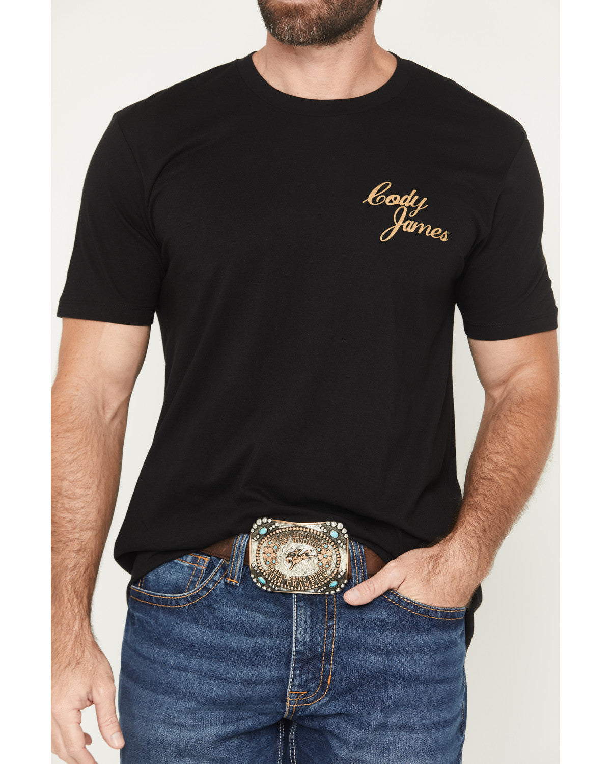 Cody James Men's Shooting Hand Short Sleeve Graphic T-Shirt