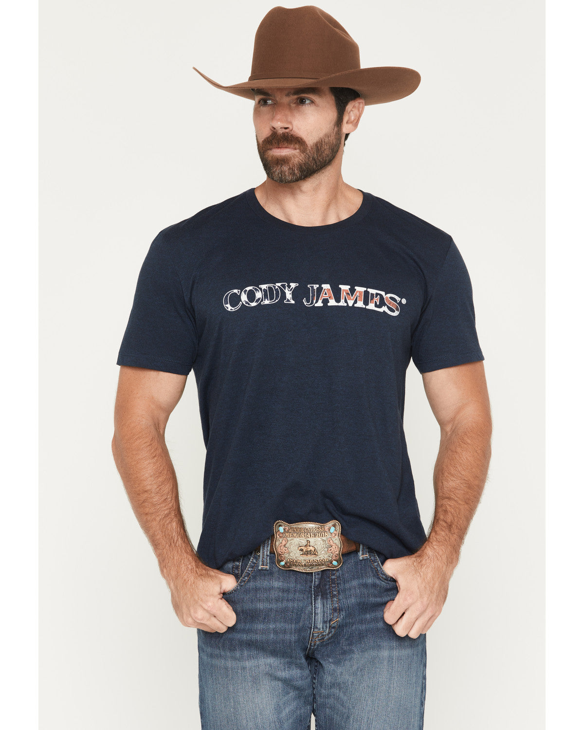 Cody James Men's Desert Flag Patriotic Short Sleeve Graphic T-Shirt