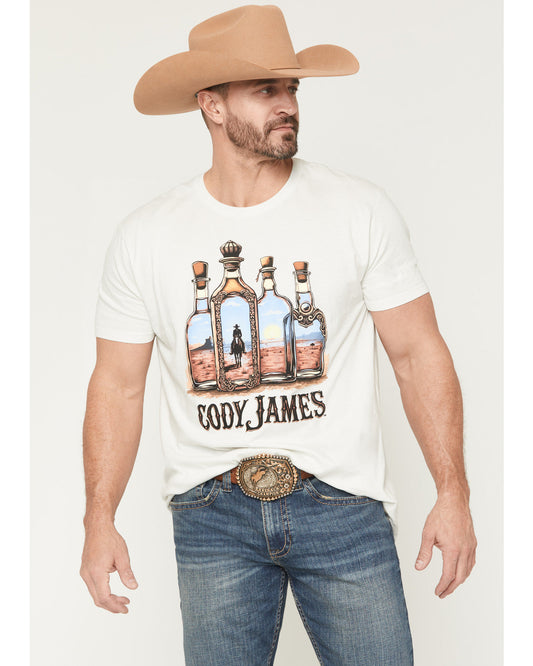 Cody James Men's Tequila Bottles Short Sleeve Graphic T-Shirt