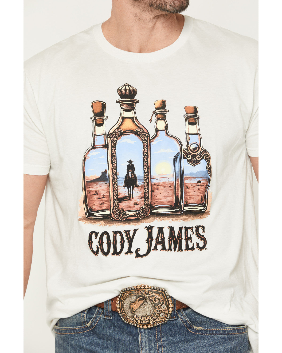 Cody James Men's Tequila Bottles Short Sleeve Graphic T-Shirt