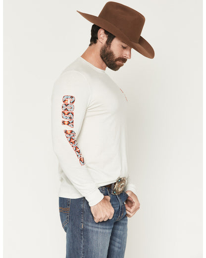 Cody James Men's Southwestern Logo Long Sleeve Graphic T-Shirt