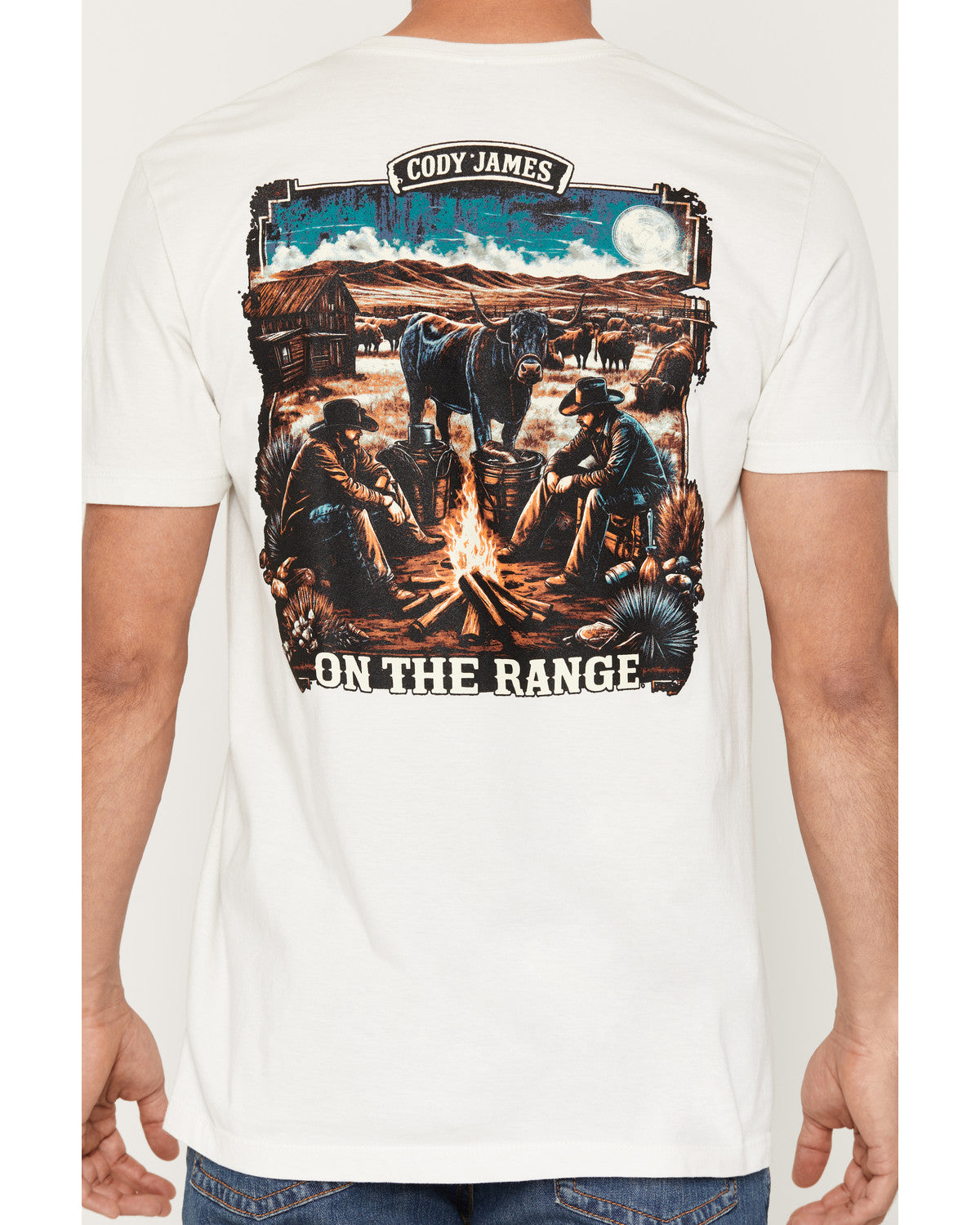Cody James Men's On The Range Short Sleeve Graphic T-Shirt