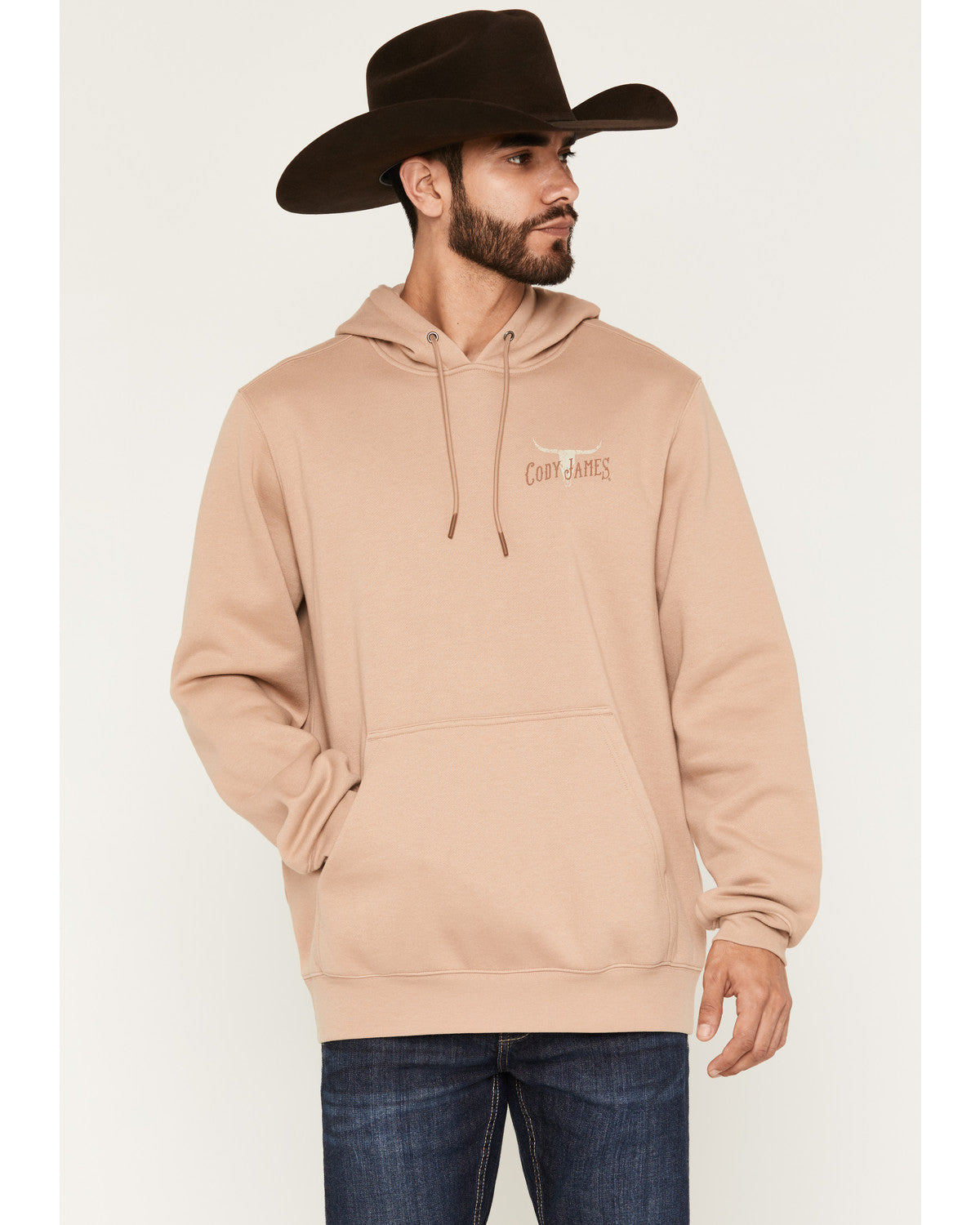 Cody James Men's Longhorn Graphic Hooded Sweatshirt