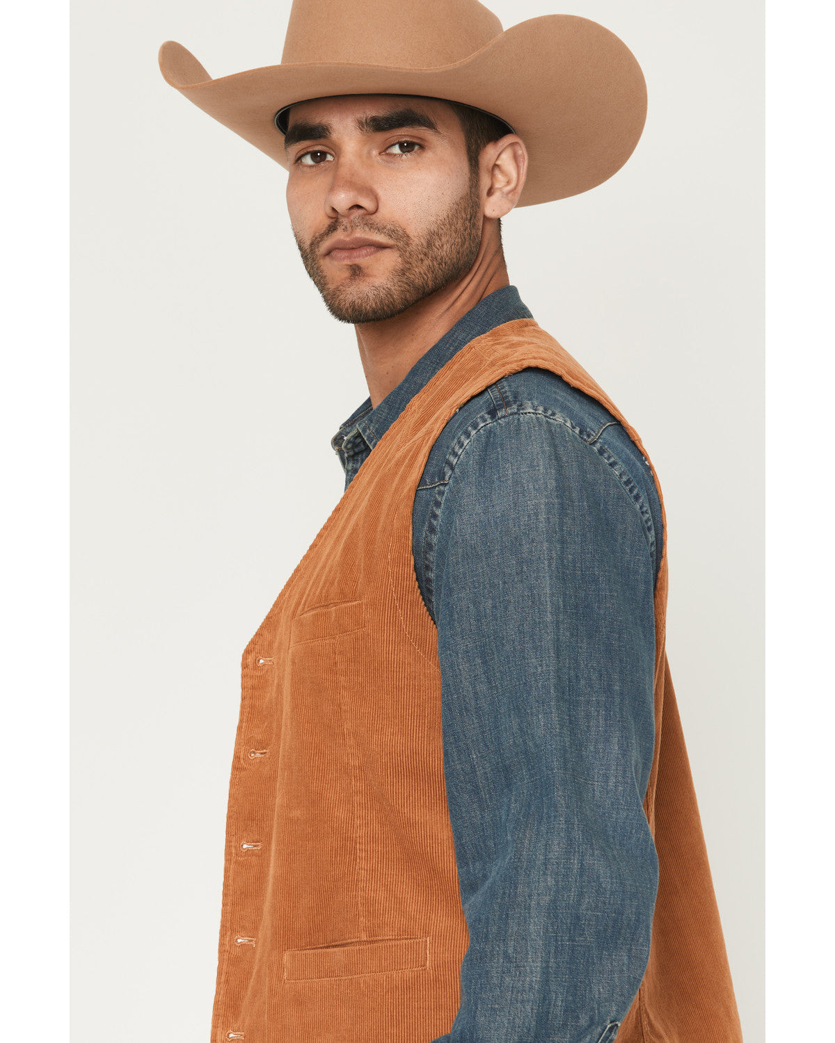 Cody James Men's William Corduroy Button-Down Vest