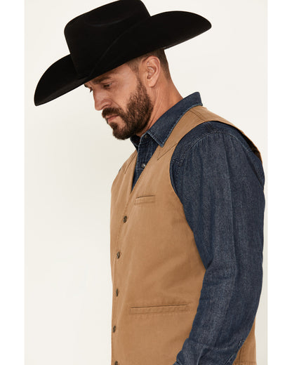 Cody James Men's Pancho Villa Oil Skin Vest