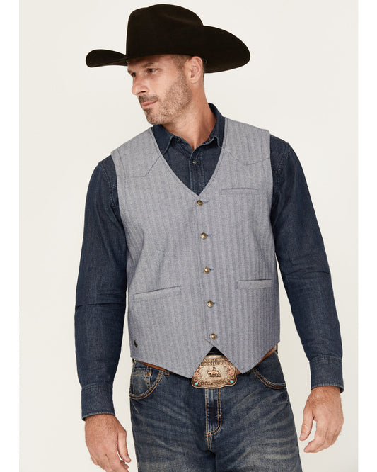 Cody James Men's St Louis Herringbone Vest
