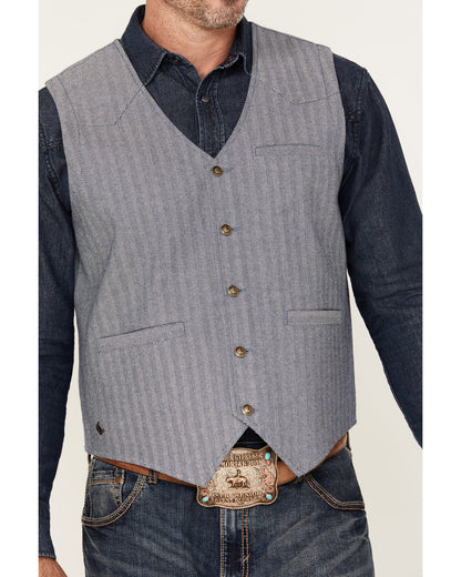 Cody James Men's St Louis Herringbone Vest