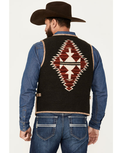 Cody James Men's White Buffalo Suede Vest