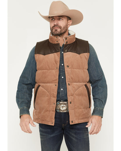 Cody James Men's Lonoke Corduroy Puffer Vest - Big