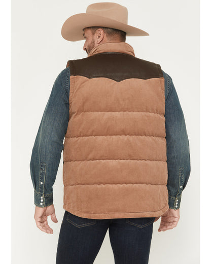 Cody James Men's Lonoke Corduroy Puffer Vest - Big