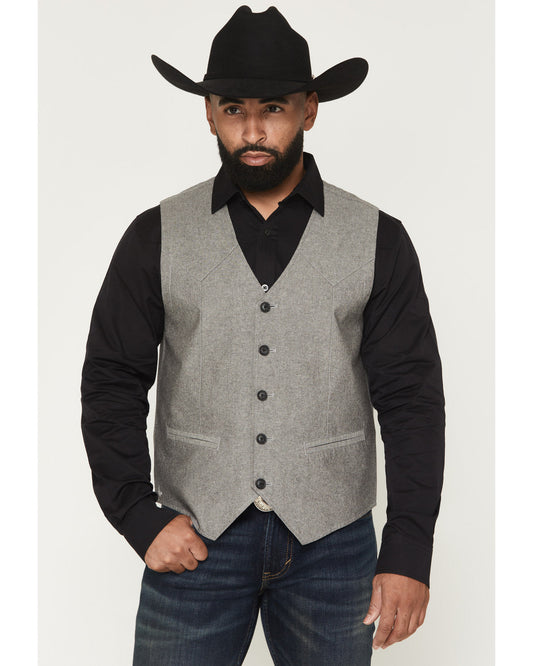 Cody James Men's Brogue Button-Down Vest