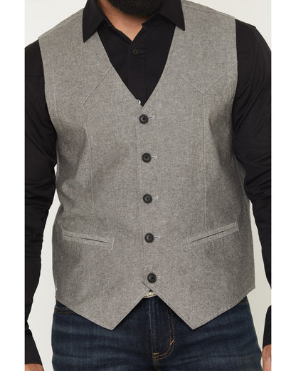 Cody James Men's Brogue Button-Down Vest