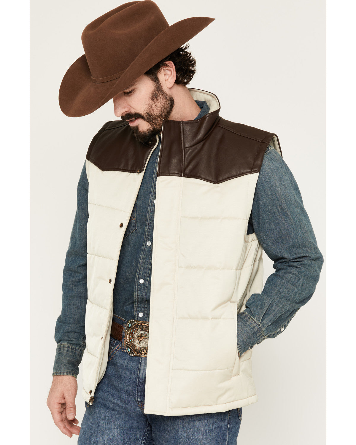 Cody James Men's Drummond Quilted Puffer Vest