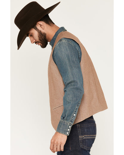 Cody James Men's Chambray Button-Down Vest
