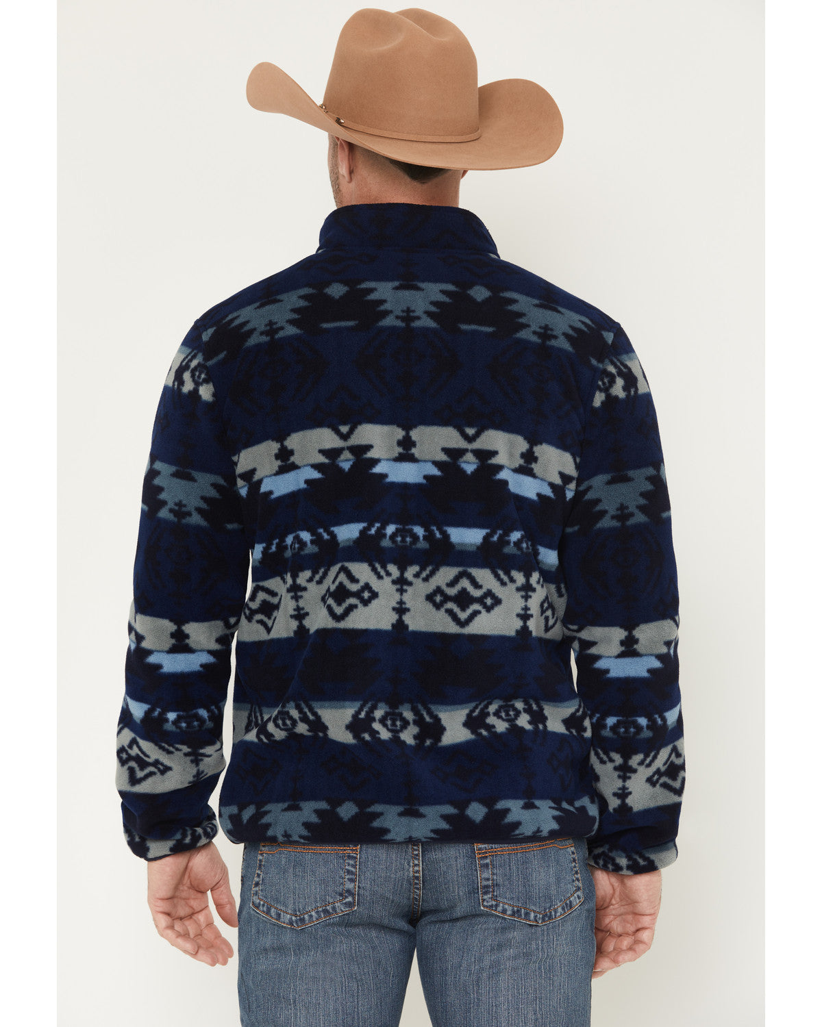 Cody James Men's Barrens Southwestern Print Zip-Up Jacket