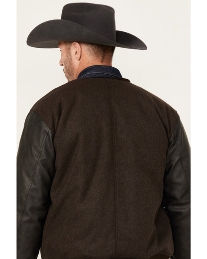 Cody James Men's Brighton Varsity Wool Jacket