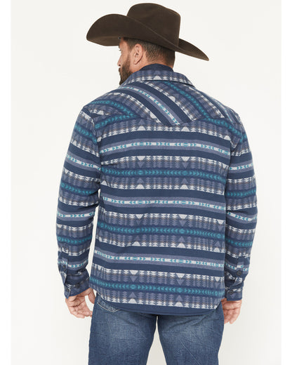 Cody James Men's Benton Sherpa Lined Southwestern Print Flannel Shirt