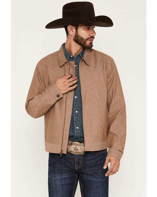 Cody James Men's Chambray Lightweight Bomber Jacket