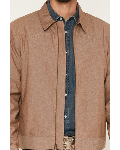 Cody James Men's Chambray Lightweight Bomber Jacket