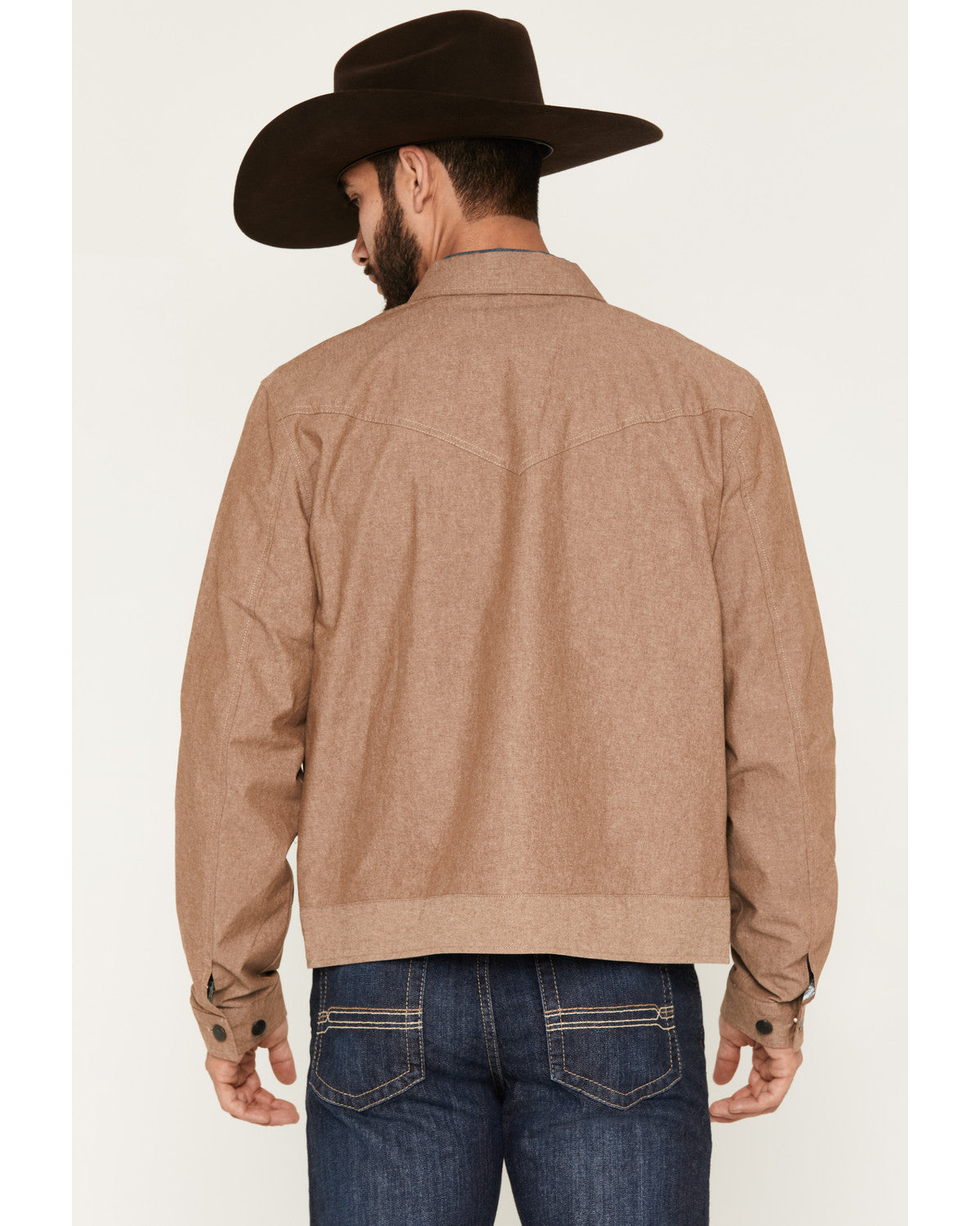 Cody James Men's Chambray Lightweight Bomber Jacket