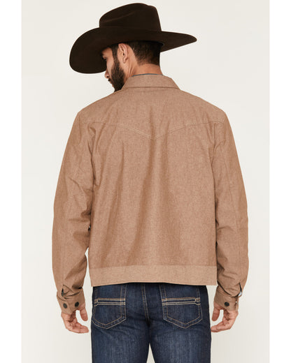 Cody James Men's Chambray Lightweight Bomber Jacket
